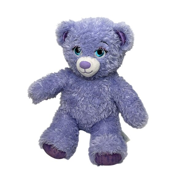 Build-A-Bear Frozen 2 Anna Purple Teddy Bear Plush Disney 16″ - Picture 1 of 12
